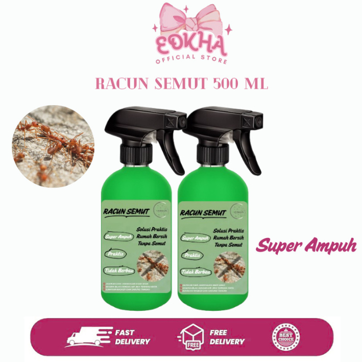 Racun Semut Cair Ampuh Basmi Semut Merah, Hitam & Semut Gula (Tuntas ke Sarang)