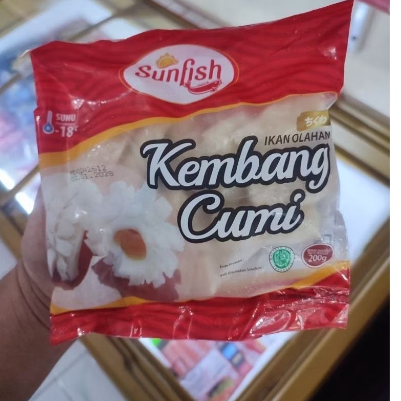 kembang cumi sunfish 200gr/sunfish kembang cumi