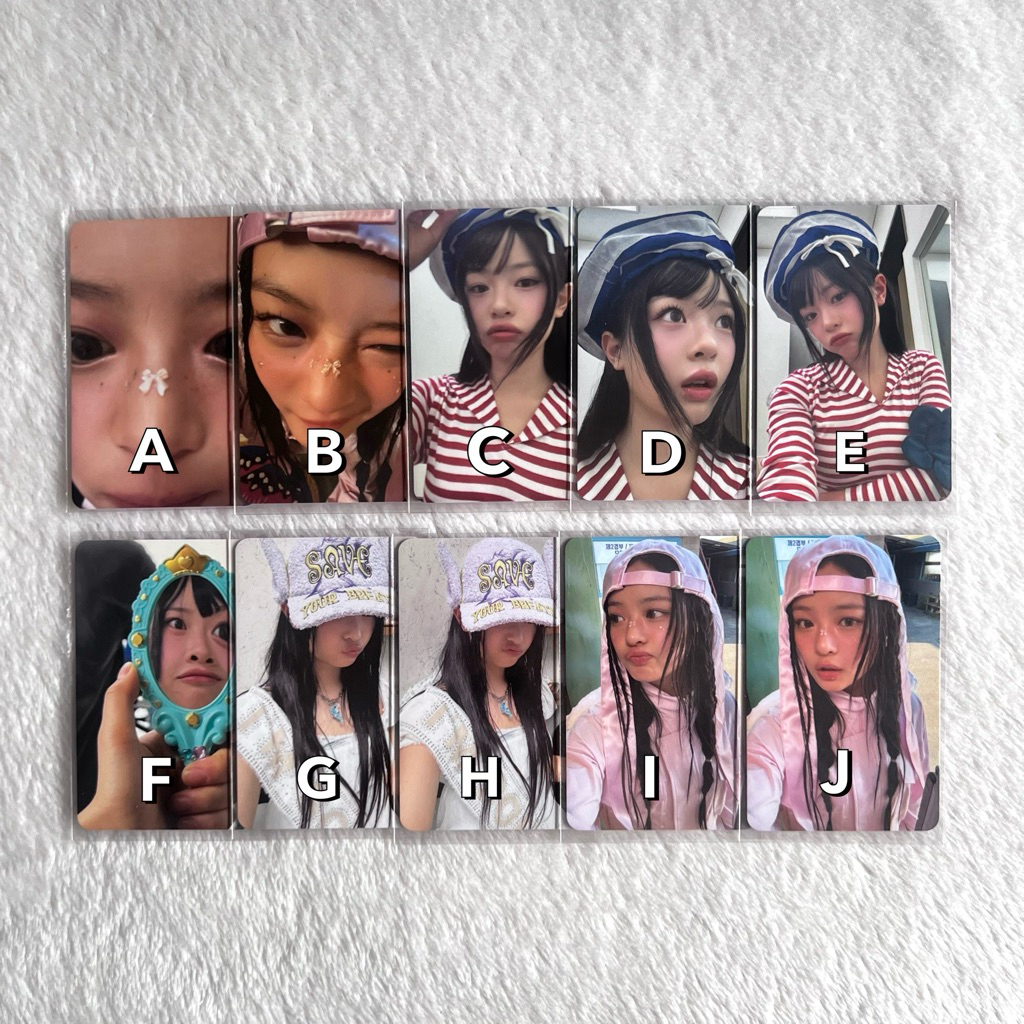 photocard hanni newjeans season greetings hanzoom 2025 zoom wink sailor pout mirror topi official