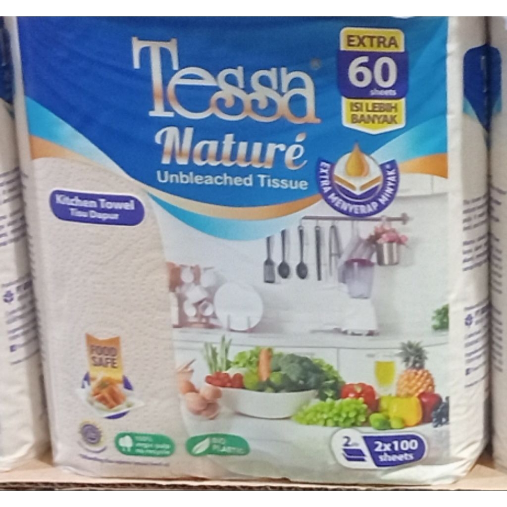 Tessa Nature Tissue dapur 200Sheet