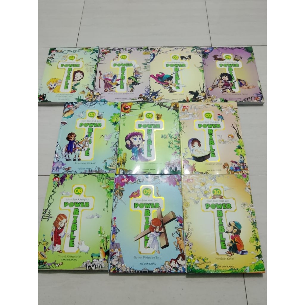 Power Bible comic set komplit