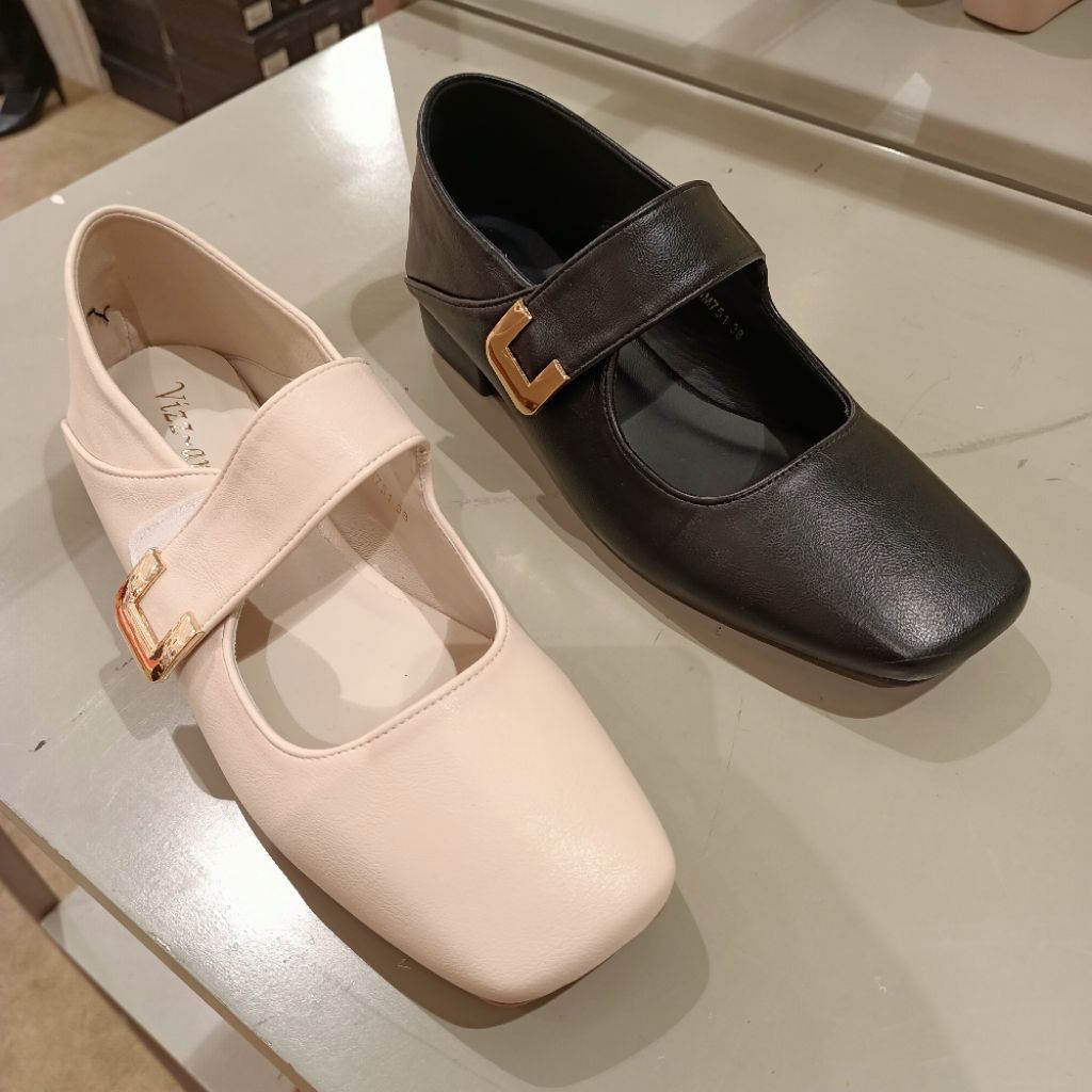 sepatu wanita flat mary janes VIZZANO original