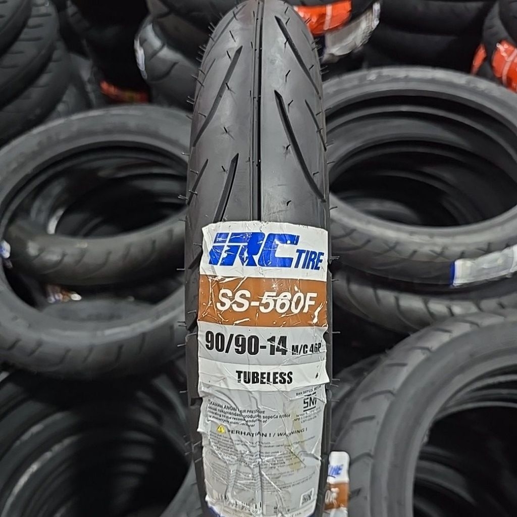 PROMO BAN LUAR BARU MOTOR IRC BELAKANG MATIC MURAH 90/90-14 TUBLES TYPE SS-560F BUAT MOTOR HONDA VAR