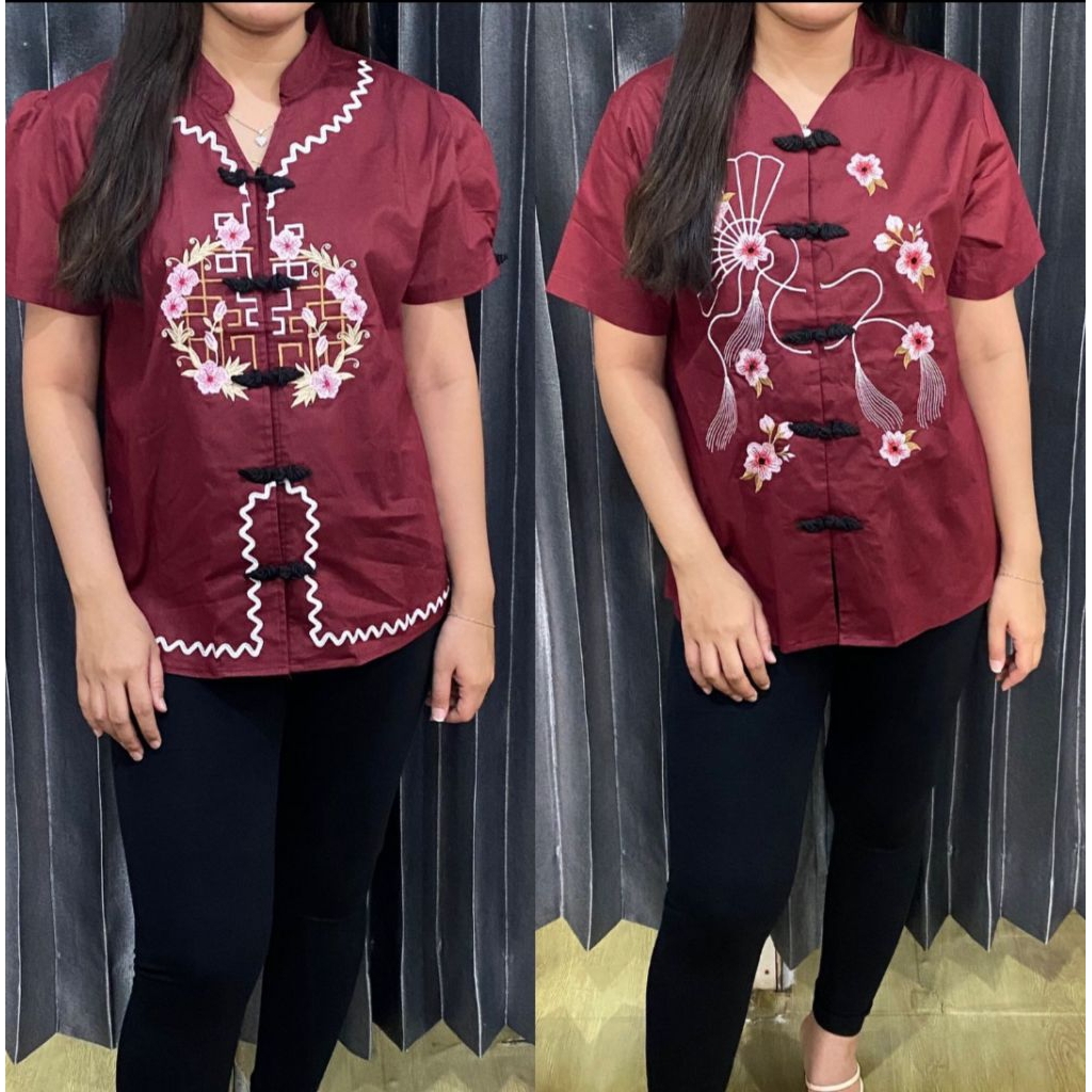 Atasan Cheongsam Import /Atasan cheongsam /Atasan
