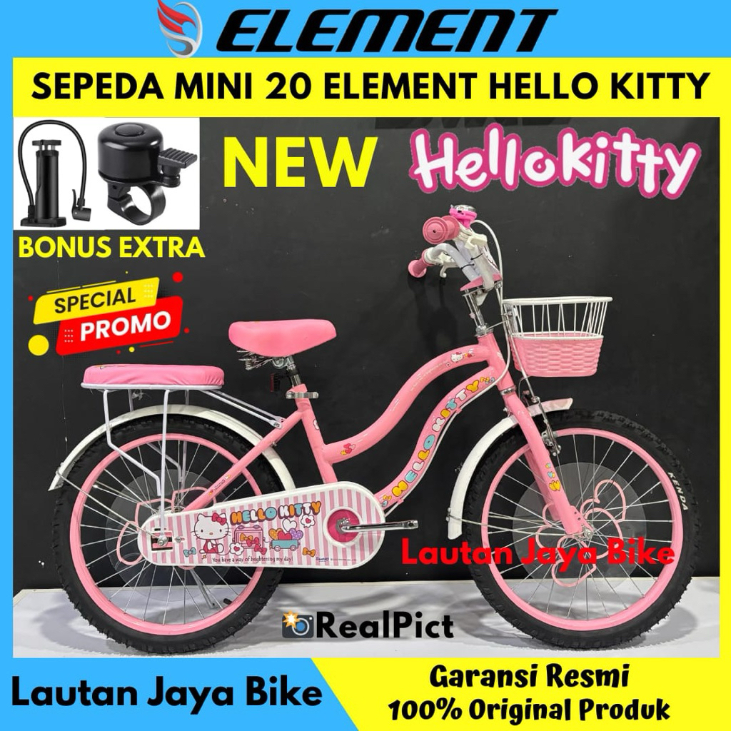 Sepeda Anak 20 Inc Mini Element Hello Kitty
