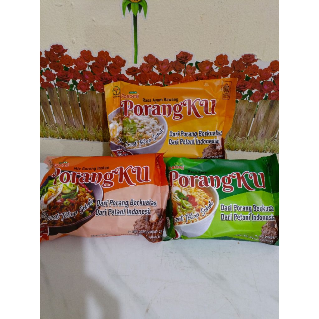 Mie PORANGKU Mie Instan Porang tinggi serat