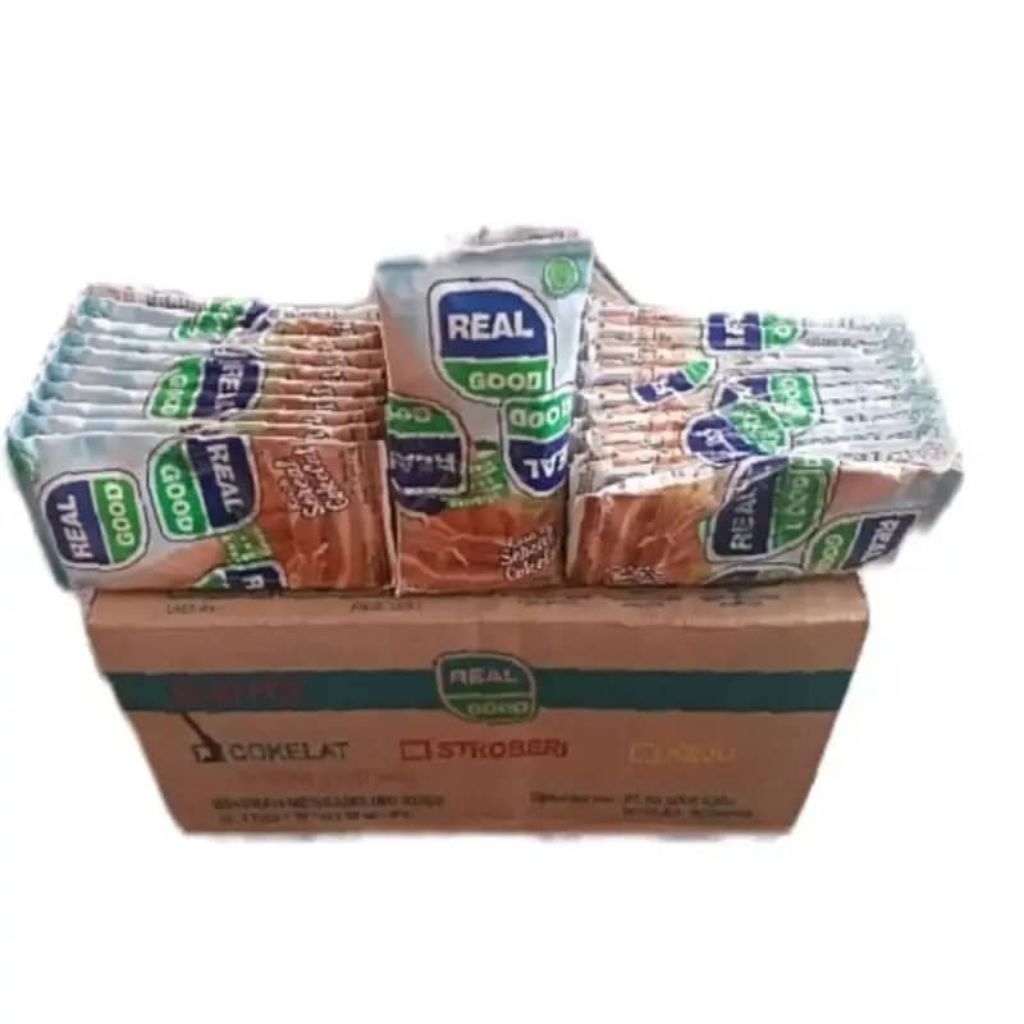 Real Good Realgood Susu Bantal Rasa Cokelat 50ml 1 dus isi 60 pcs