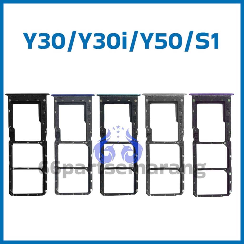 Simtray Simlock Tempat Simcard Vivo Y30 / Y30i / Y50 Copotan Cabutan Bekas