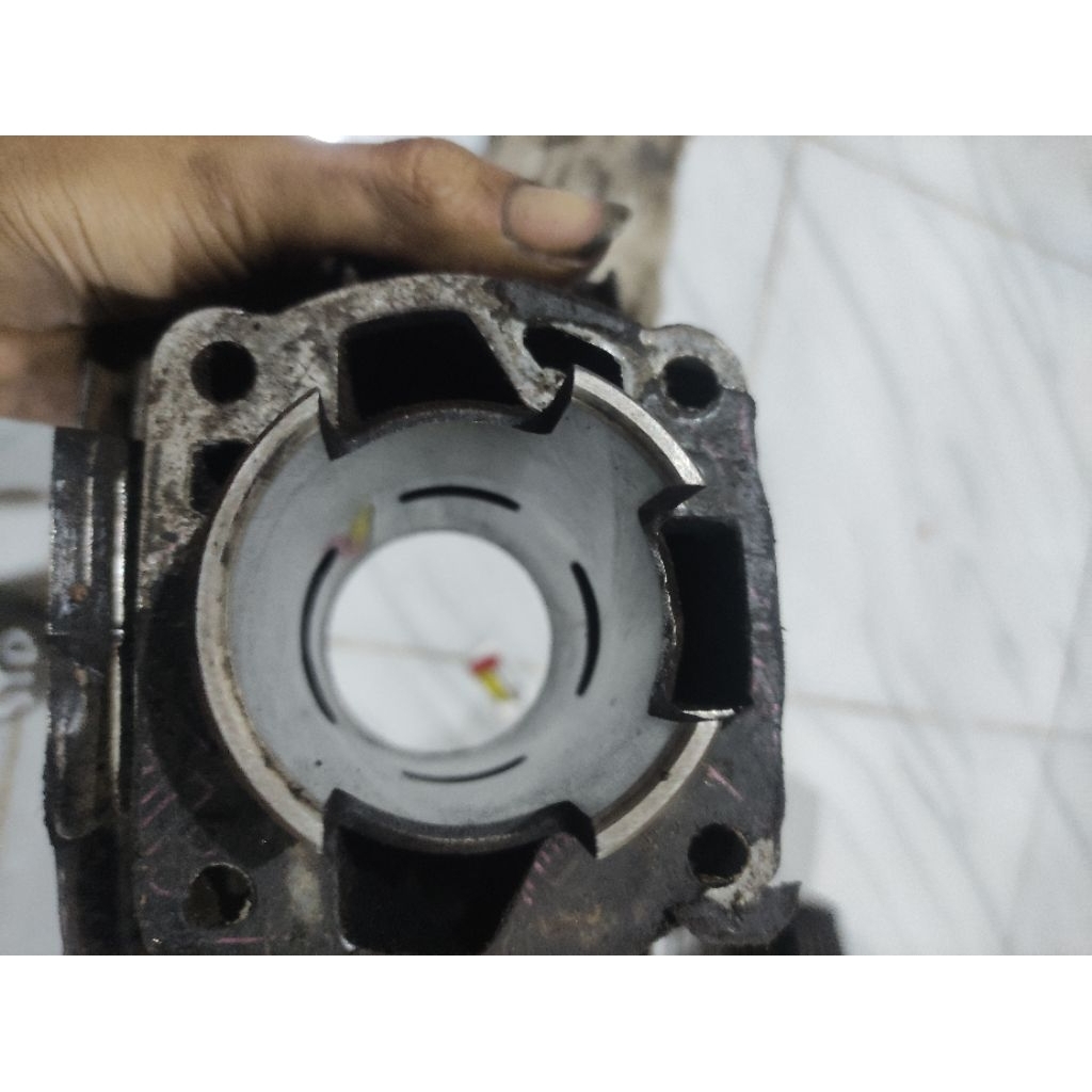 blok Yamaha alfa sigma os 125 standar belum porting