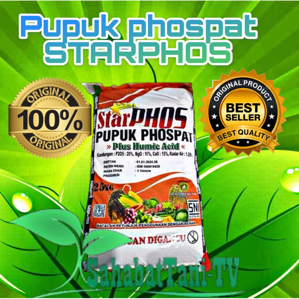 Pupuk Phospat Starphos Reepack 1 kg, pupuk fosfat (P) cair yang diformulasikan untuk mempercepat per