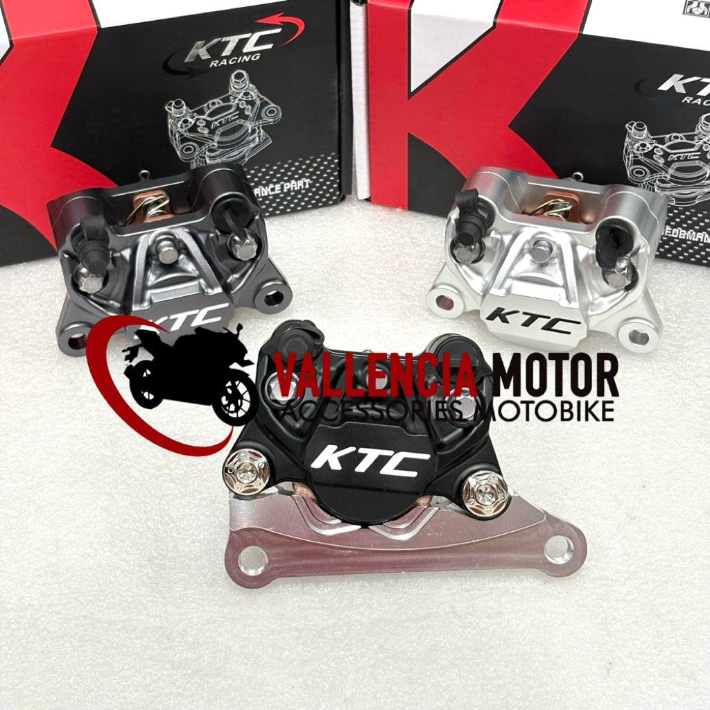 Kaliper Belakang 2 Piston Nmax Old KTC RACING Original Caliper KTC 2p Nmax Lama