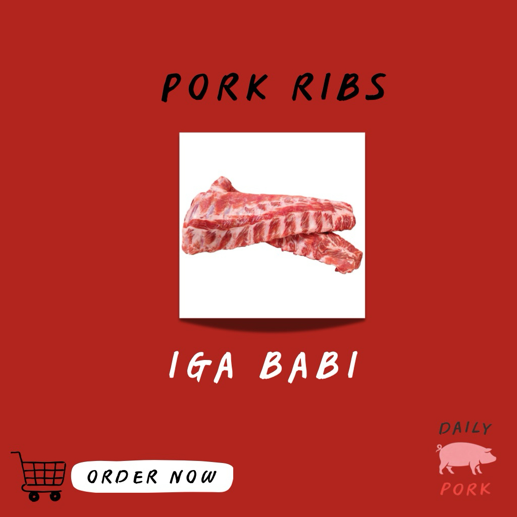 IGA BABI / PORK RIBS 1 KG