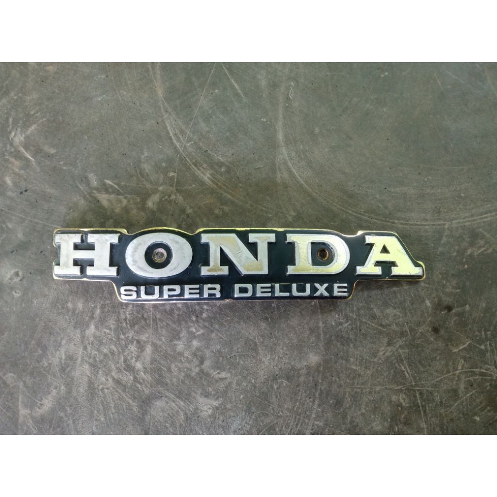 emblem logo tangki honda gl125 gl100 kode L kiri original copotan ori
