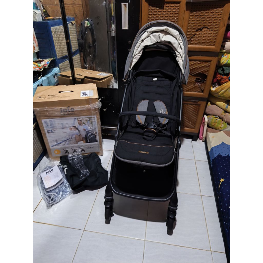 Joie Tourist Signature Auto Fold Cabin Stroller Preloved kondisi sudah laundry