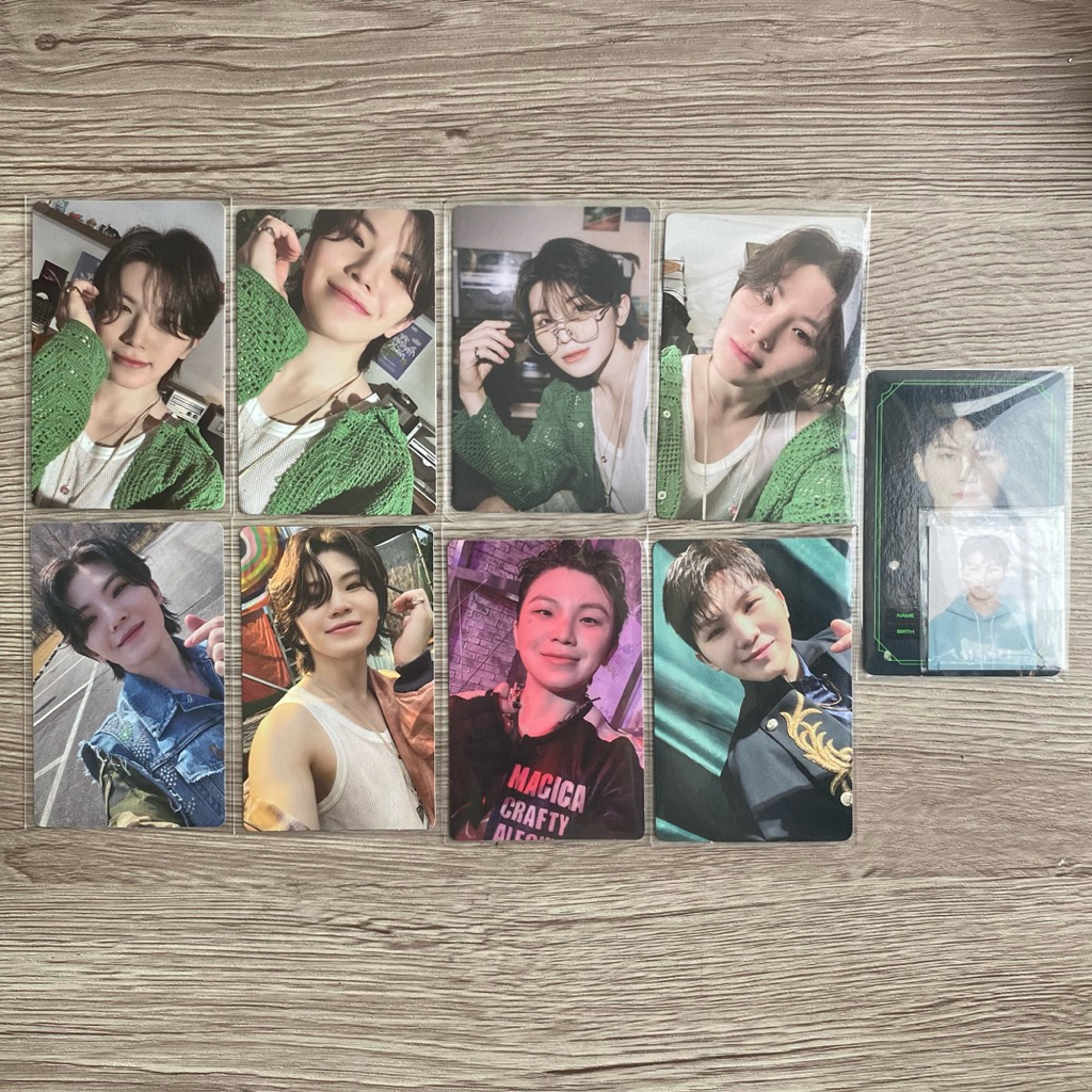 [SELL AS SET] SEVENTEEN WOOZI PHOTOCARD OFFICIAL svt pc scoups choi seungcheol kkuma cimumu cheol it