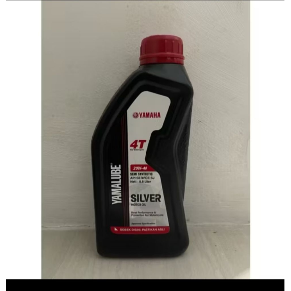 oli yamalube silver semi matic sintetik stroke motor oil oli mesin motor yamalube
