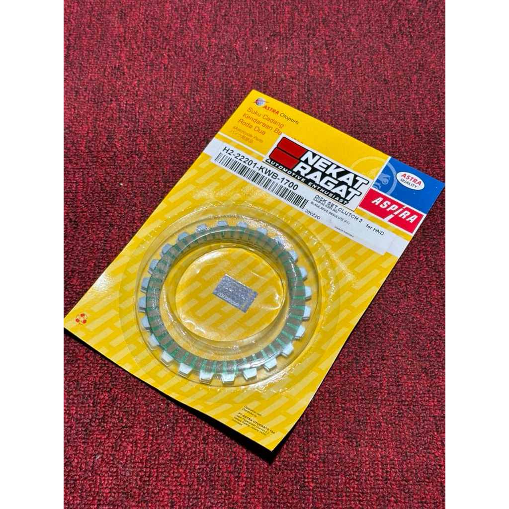 Kampas Kopling Blade Absolute Revo Aspira Disc Clutch Revo Absolute KWB