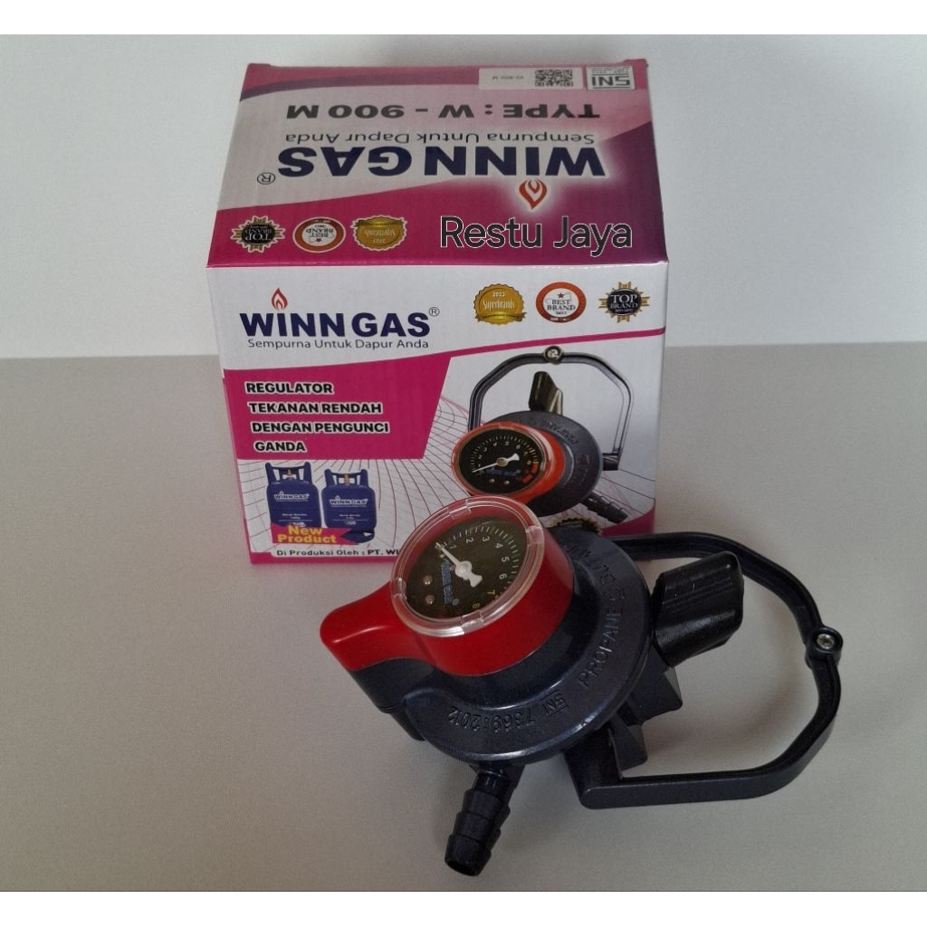 Regulator Win Gas W 900 M Dobel Lock Anti Bocor Original