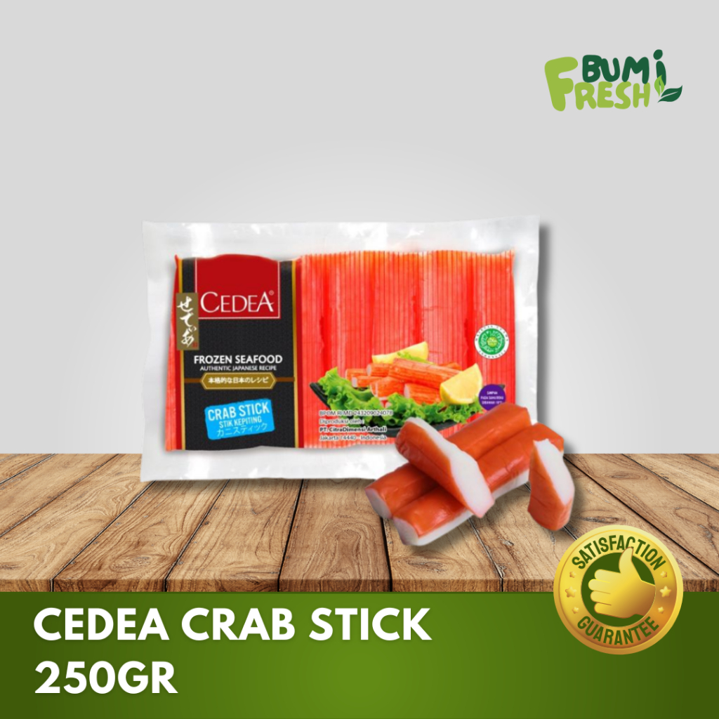 Cedea Crab Stick 250gr Kepiting Frozen Food Garut