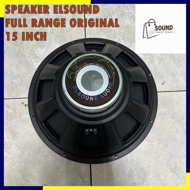 SPEAKER WOOFER ELSOUND 15 inch 15in 15" FULL RANGE ORIGINAL 15inch