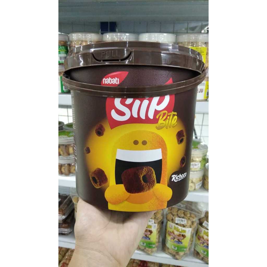 SIBRAYA Mart | Nabati Siip Cokelat 85 gr |  Nabati Siip Bites Snack Richoco Cokelat 85 gr