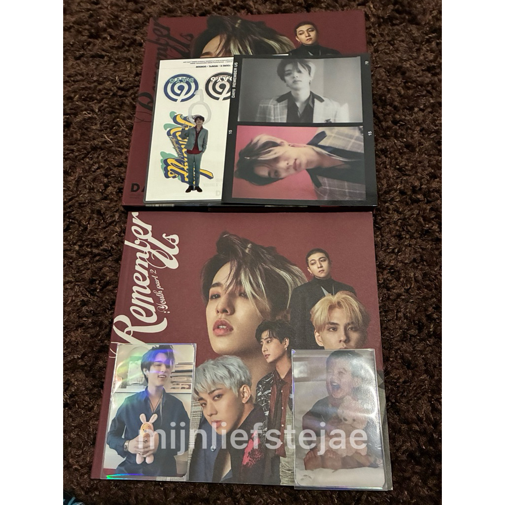 Album Day6 Remember Us Rew Ver (Jae child photocard)
