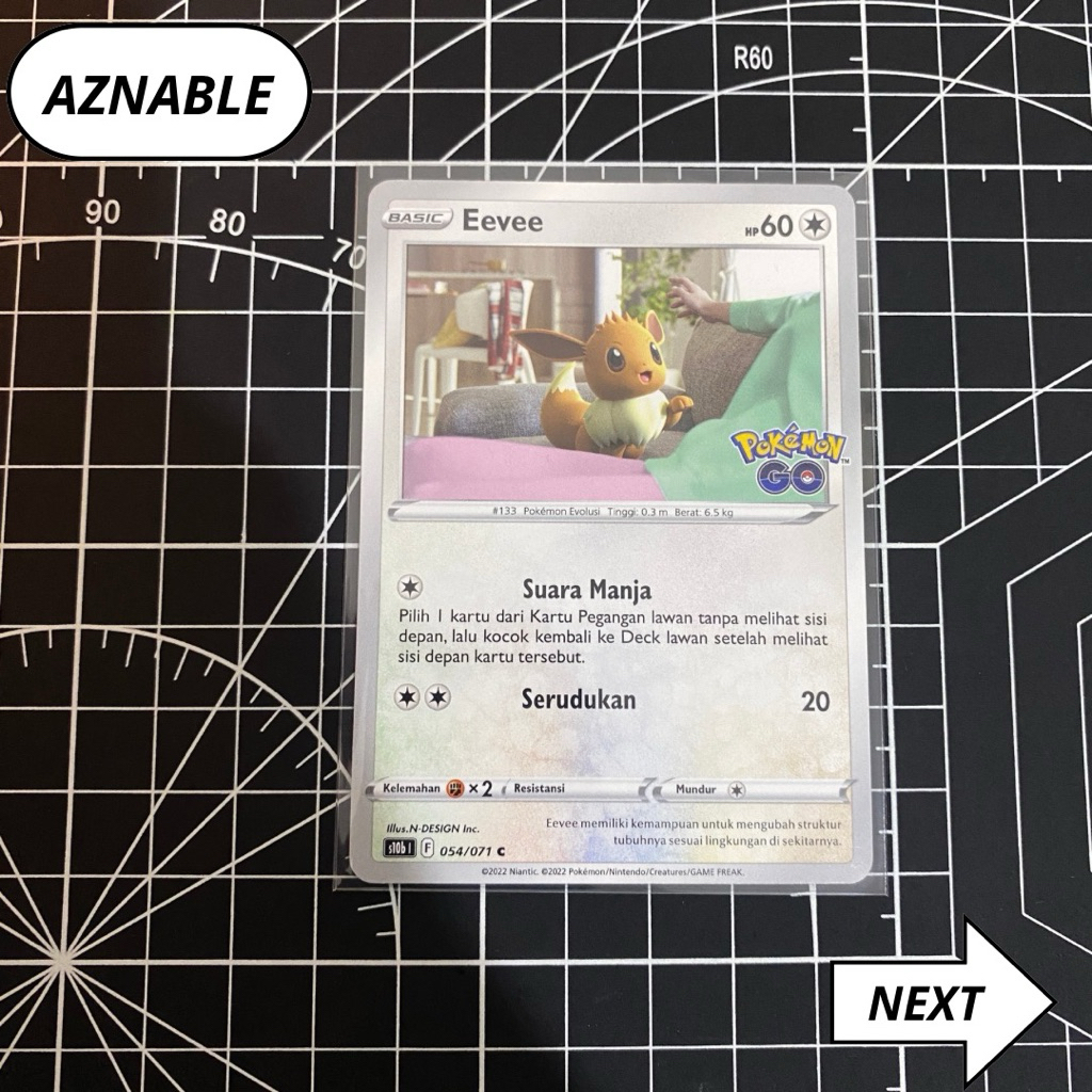 Kartu Promo Pokemon Pokemon Go | Eevee | Pokemon x Pokemon Go