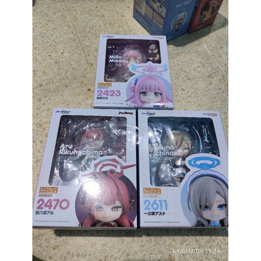 Nendoroid Asuna Ichinose Aru Rikuhachima Mika Misono original blue archive