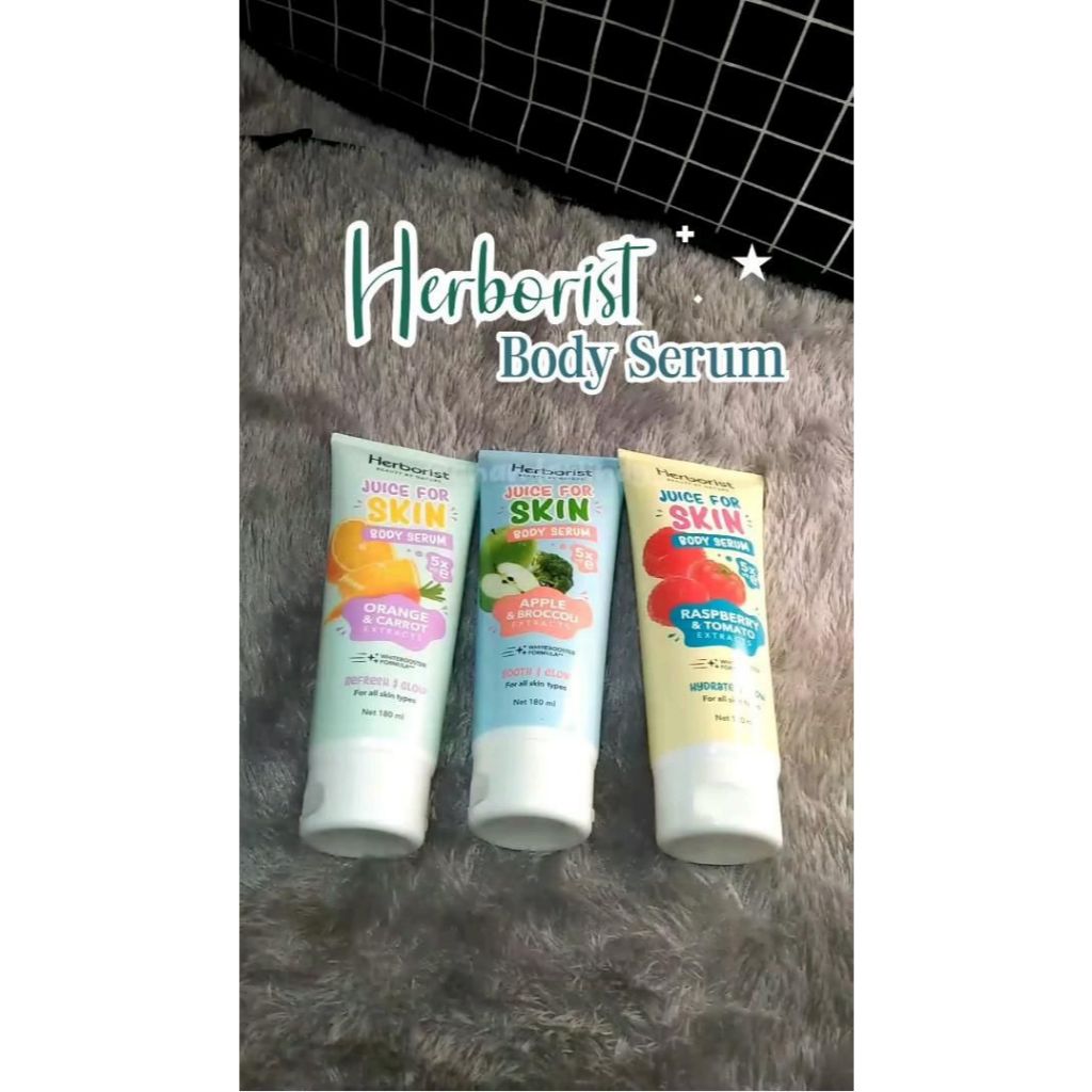 MC / Herborist Body Serum 3 Pcs - Mencerahkan Kulit, Melembapkan, Antioksidan
