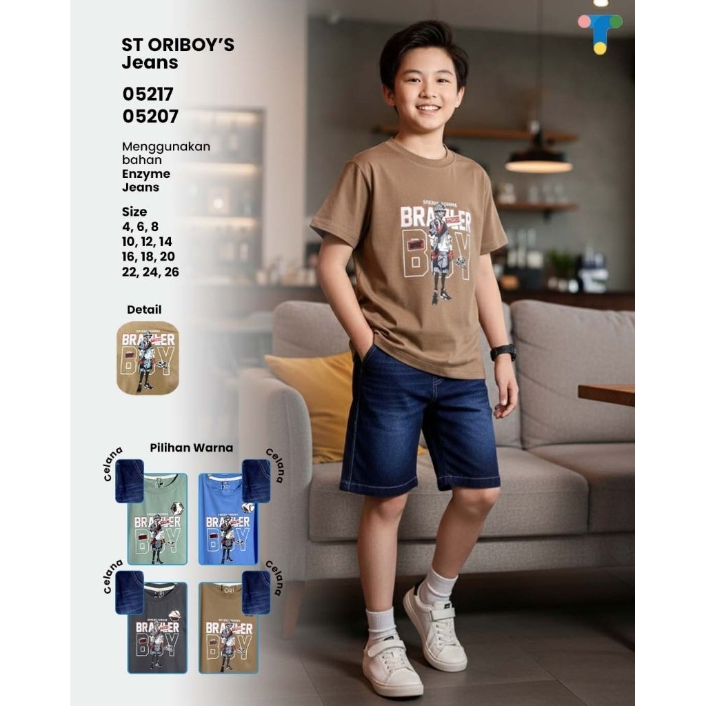 [11-15 th] KHUSUS SIZE BESAR 22 24 26 SETELAN BAJU ANAK LAKI LAKI YESSKIDS YESS KIDS ORIBOYS ORI BOY
