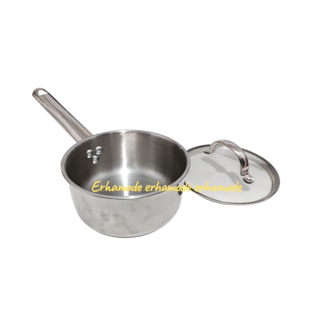 Sauce Pan Stainless Steel Tivoli Panci Susu Tebal Kualitas Export