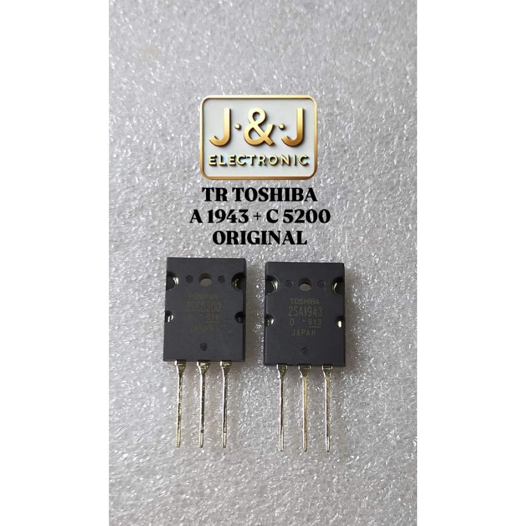 TR TOSHIBA A 1943 + C 5200 seri 913/914 Japan Original