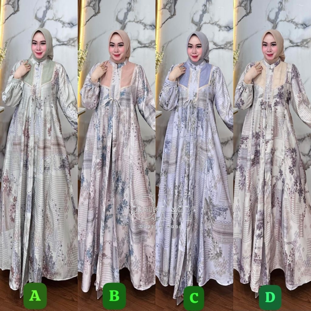 Gamis Sutra Biba Premium
