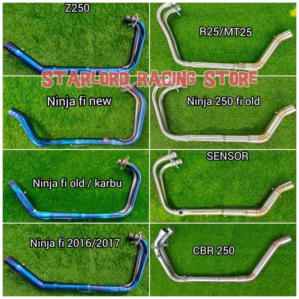 Header/Leheran Knalpot R25, MT25, CBR 250R, CBR 250RR, Ninja 250 Karbu, Ninja 250 FI, New Ninja, Nin
