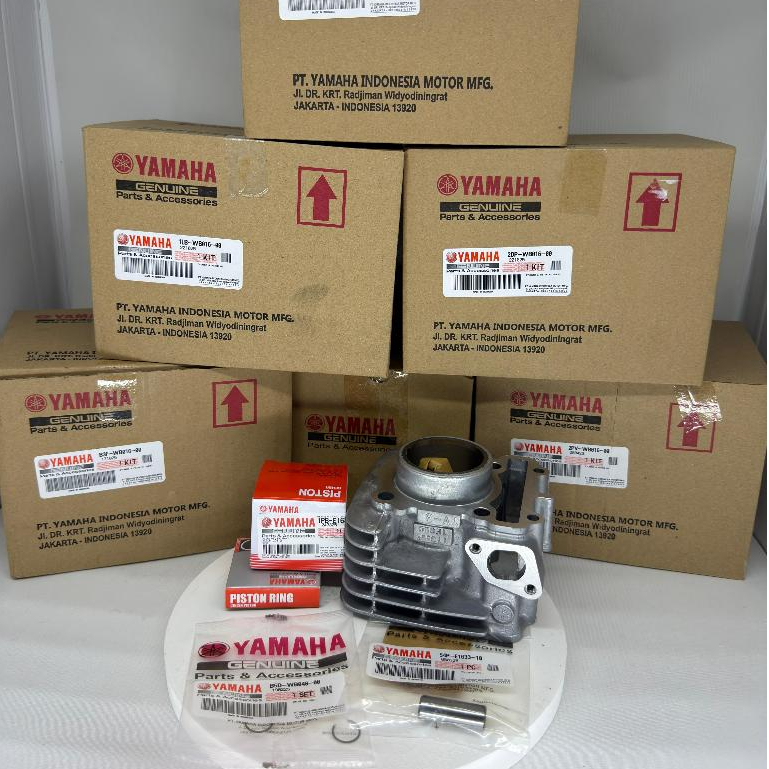 BLOK ONLY + BLOK PISTON SET YAMAHA ASLI ORIGINAL 100% MIO NMAX MIO J VIXION MIO M3 JUPITER RXK MX KI