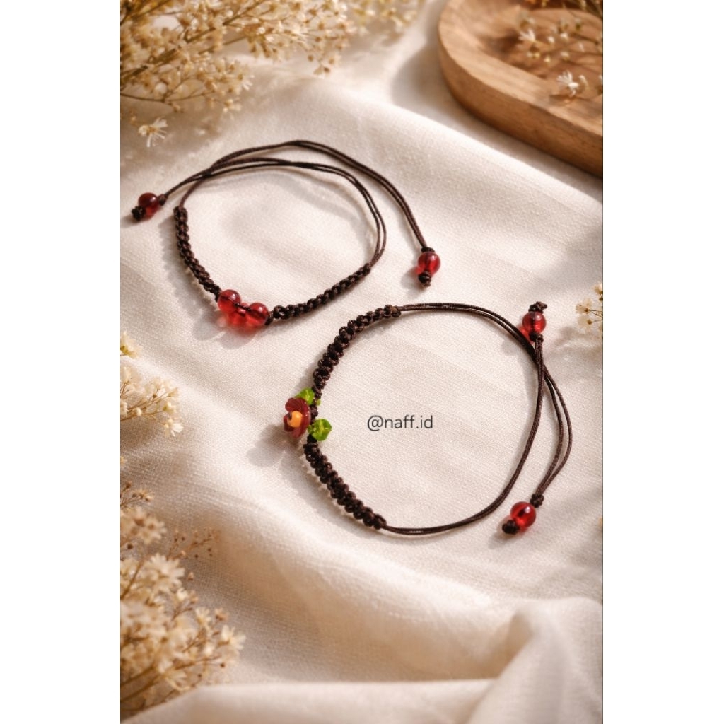 Gelang Manik Viral/ Gelang Serut Tali Giok/ Gelang Manik Fairy/ Gelang Aesthetic Viral
