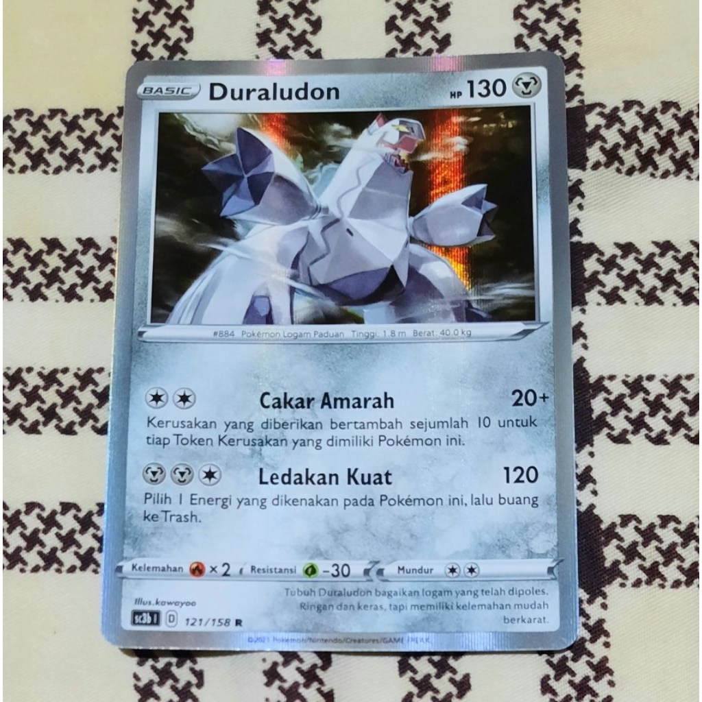 Kartu Pokemon Duraludon Sc3b bahasa indo tcg