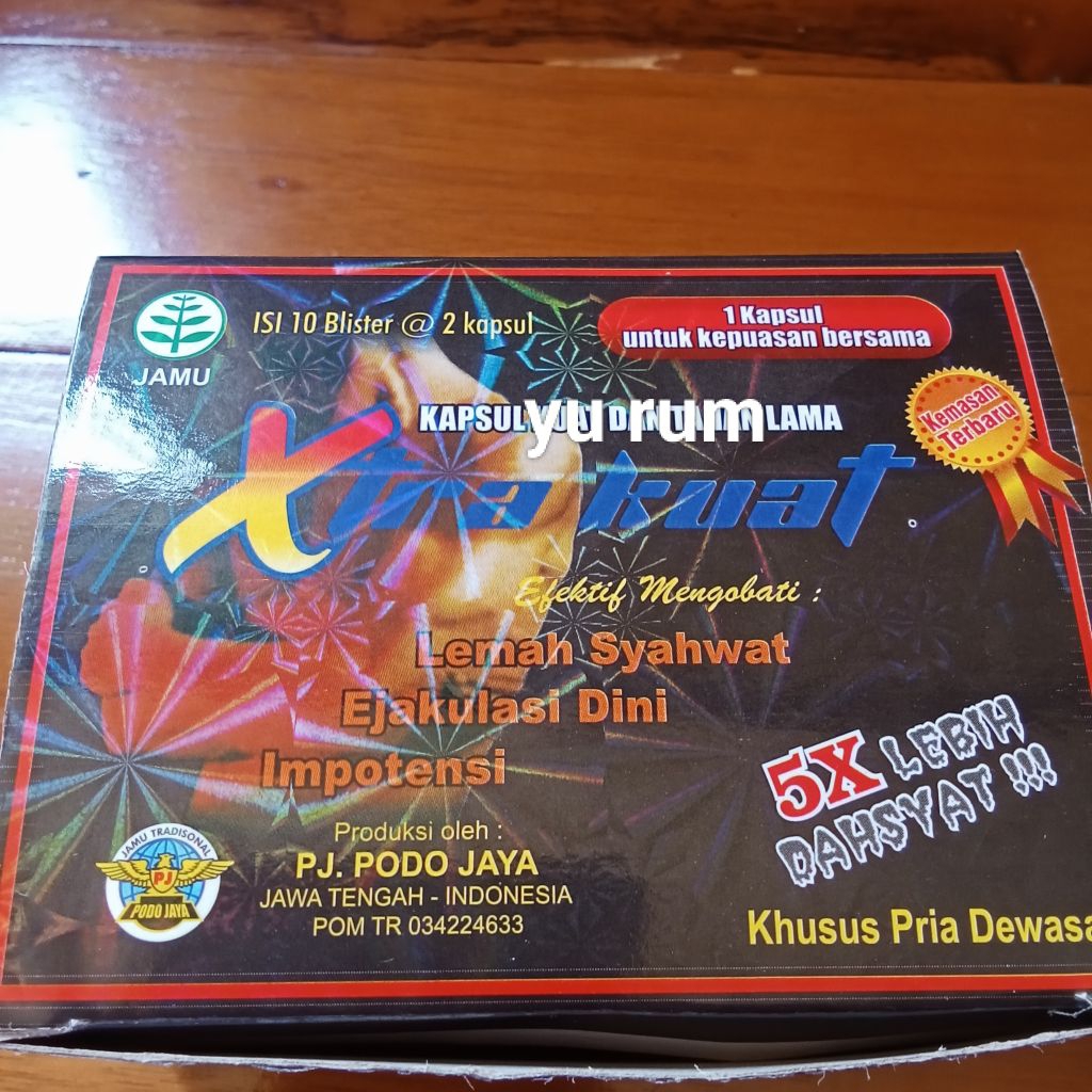 kapsul ektra kuat jamu beruang putih original