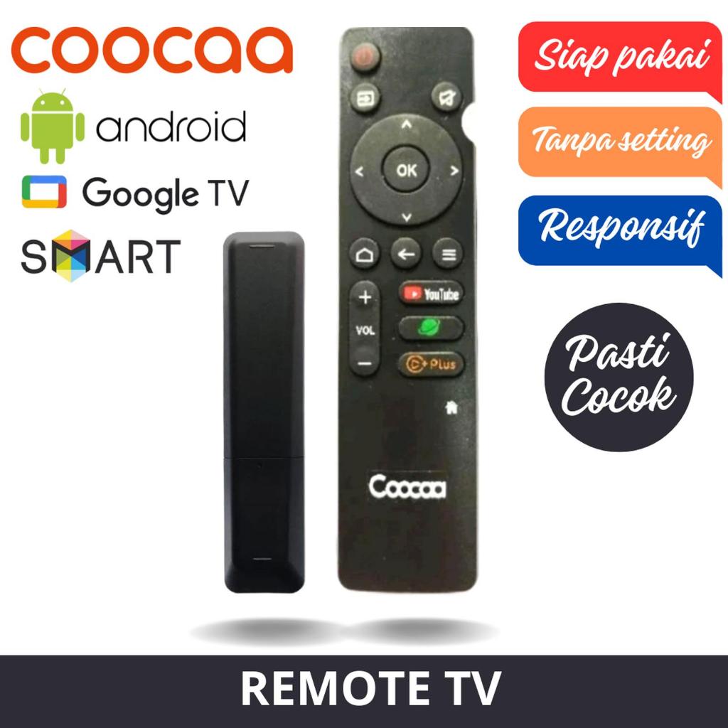 Remot Remote TV Coocaa Android Digital Smart TV Coocaa 32S3U Grade ORI