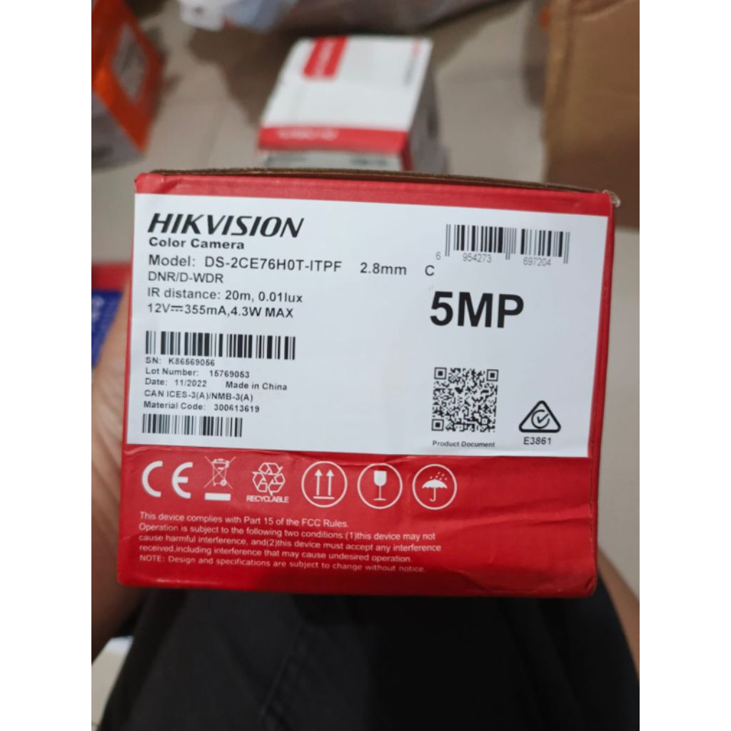 KAMERA CCTV HIKVISION 5mp turbo hd