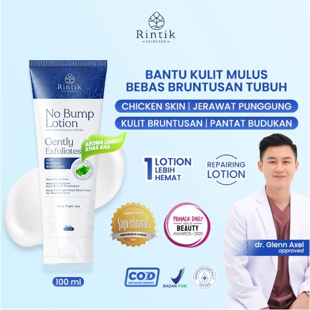 Rintik Skincare No Bump Lotion Chicken Skin Solution