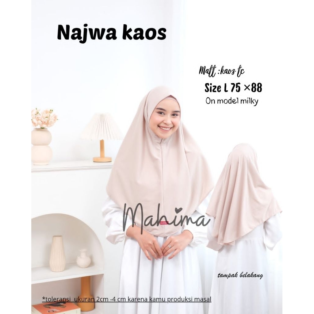 Jilbab Mahima size L | Jilbab Najwa | Hijab Mahima