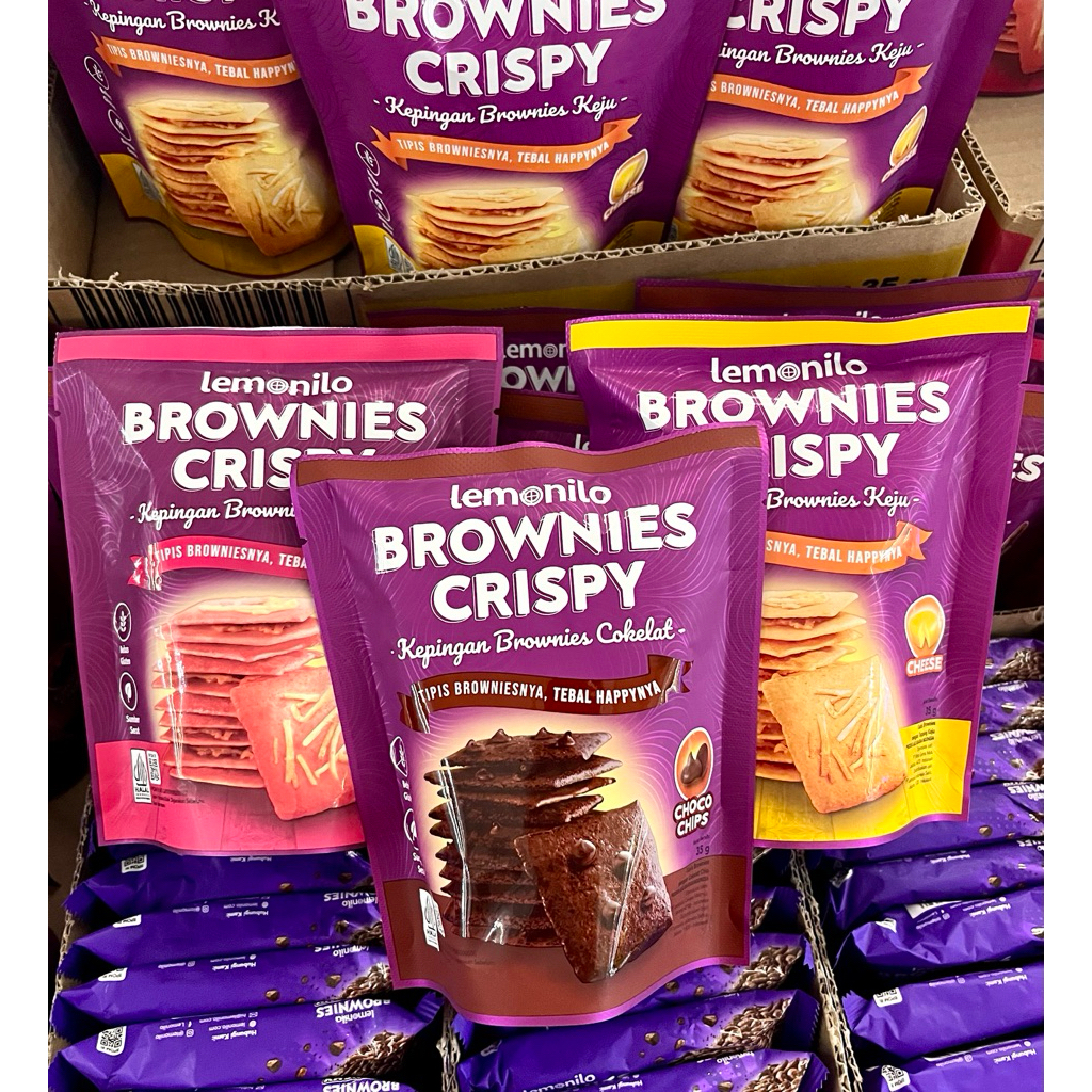 LEMONILO BROWNIES CRISPY 35gr (1karton)/LEMONILO BROWCHIPS/LEMONILO BROWNIES ALL VARIAN