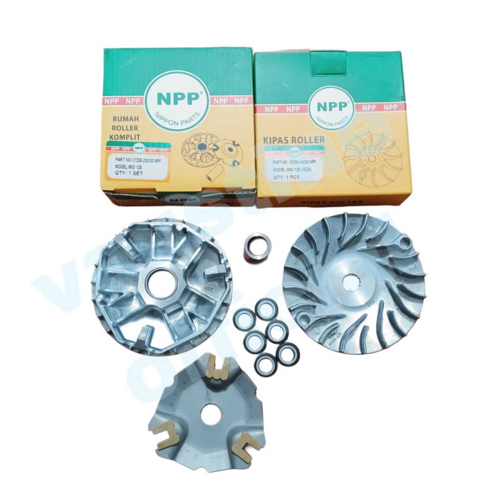 RUMAH ROLLER KOMPLIT + KIPAS ROLLER MIO 125 2SX ORI NPP