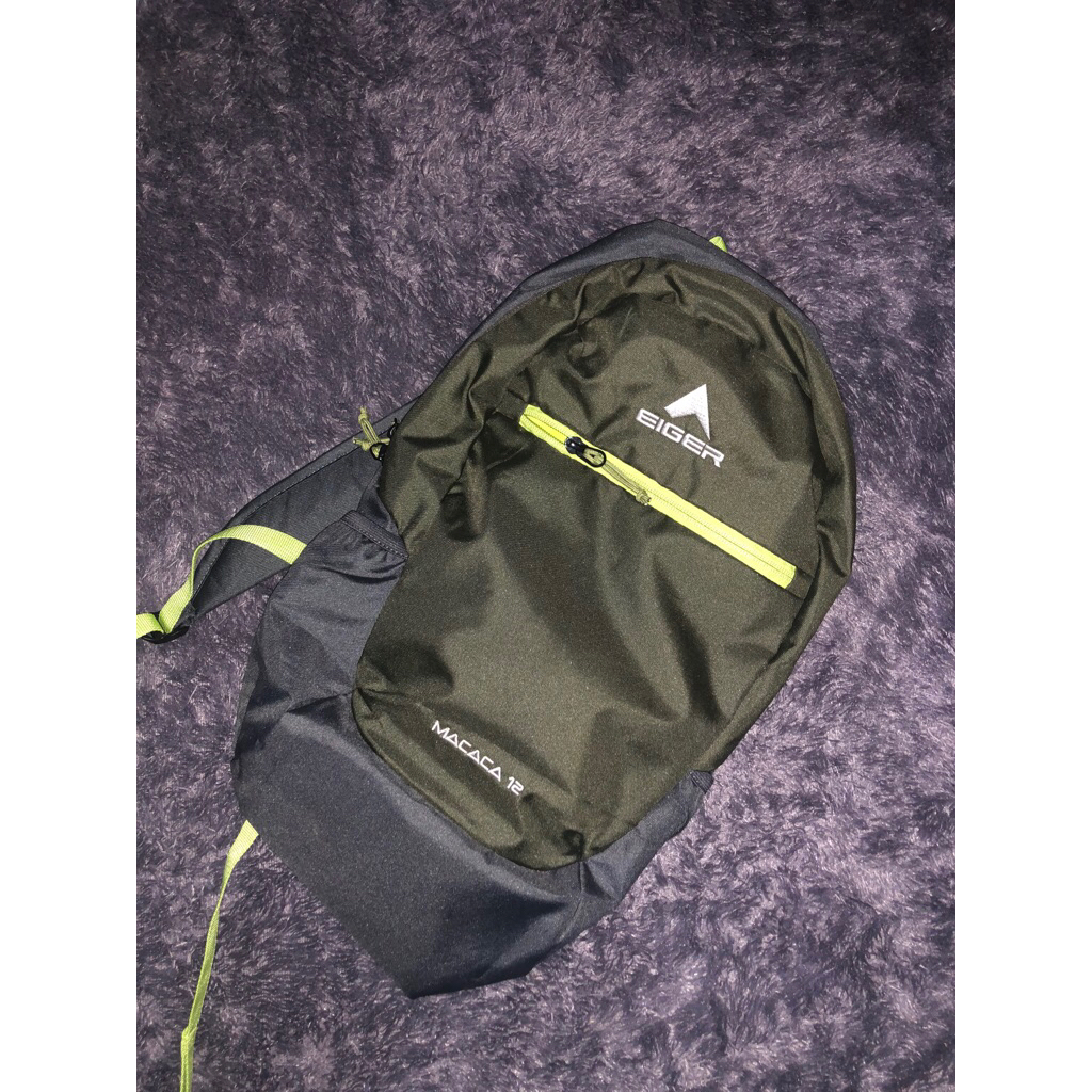 Tas Selempang EIGER1989 Descent - Warna Hitam, Biru, Desain Stylish, 24.5x7x18 cm