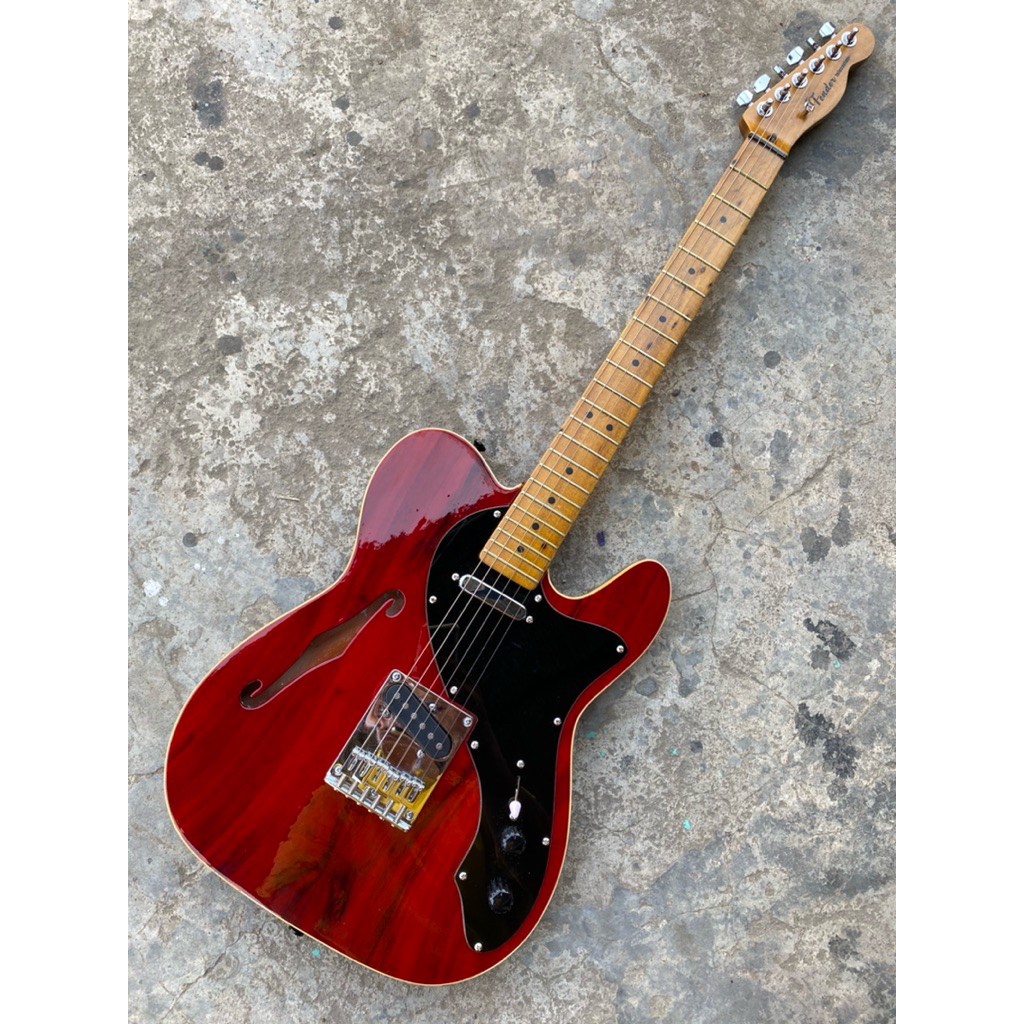 Gitar Fender HQ Telecaster Thinline Second istimewa