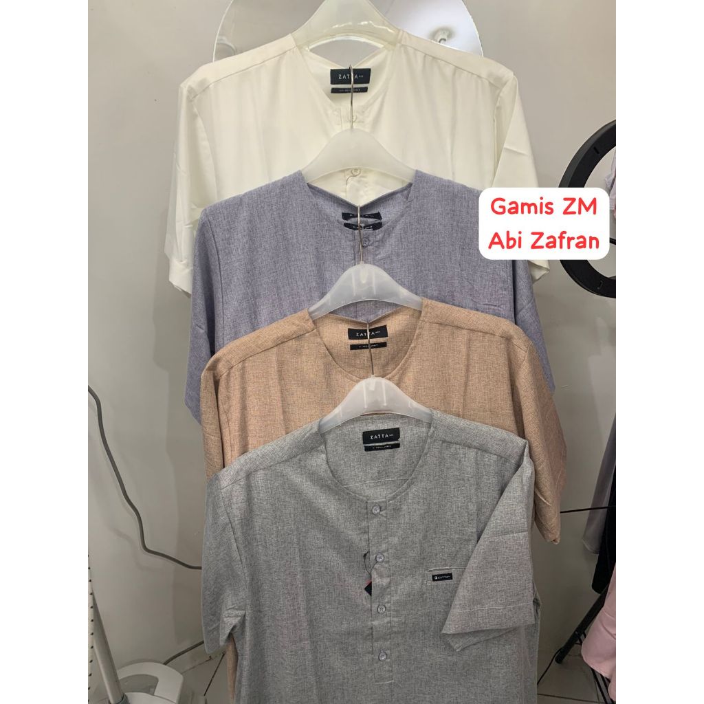 ELZATTA Gamis Koko ZM ABI ZAFRAN - Jubah Gamis Pria - ELZATTA Gamis Pria Kaftan Pria