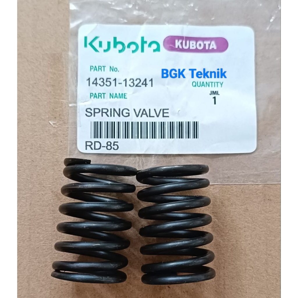Per Klep /Spring Valve RD85 KUBOTA DIESEL
