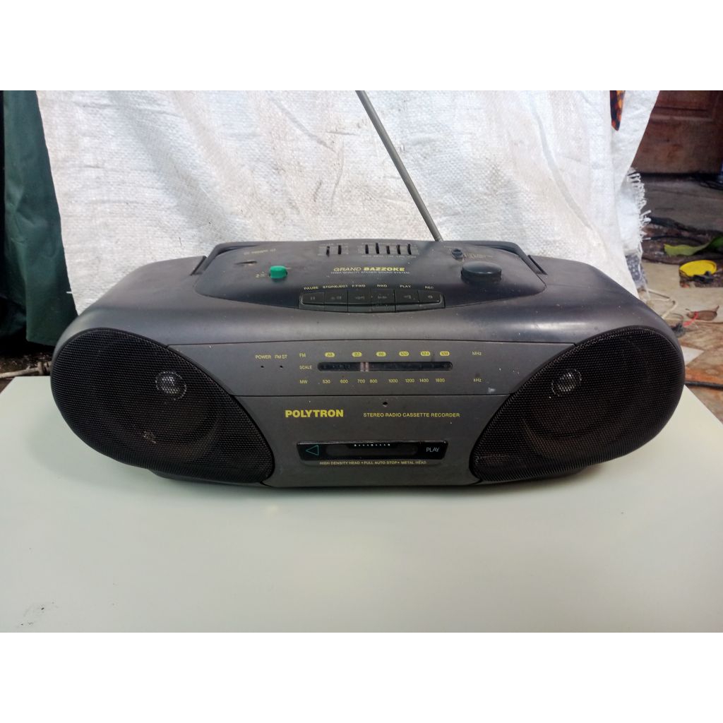 Radio Tape Compo Kapsul Polytron Grand Bazzoke Kaset Normal
