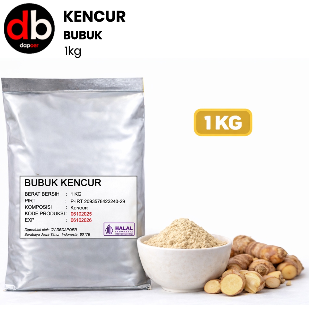 Kencur Bubuk 1kg | Kencur Kering 1kg